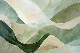 Abstrakte Wellen – Moderne Kunst von Poster Art Shop