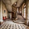 Staircase in castle by Kelly van den Brande
