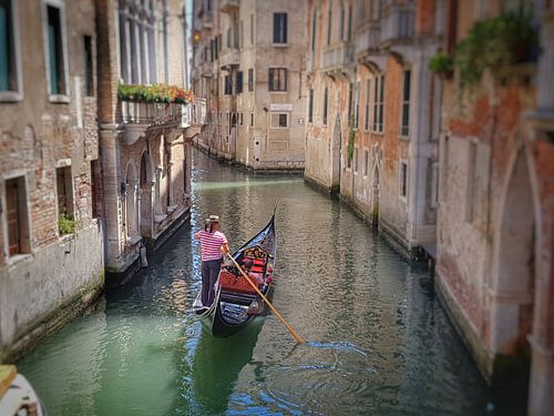 Gondelier in Venetië