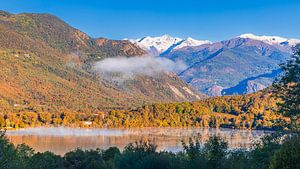 Lago di Avigliana, Piemont, Italien