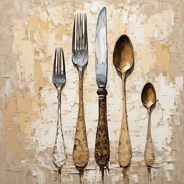 Cutlery on the wall by NTRL-S