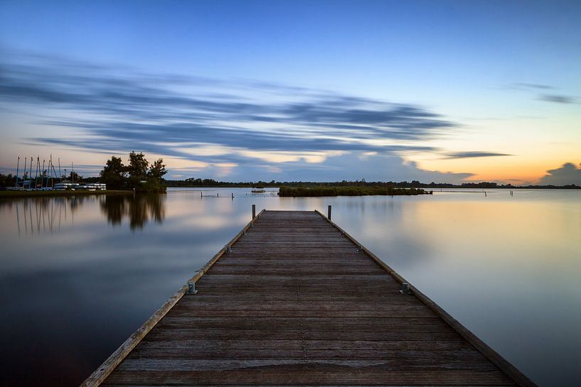 Longue exposition Leekstermeer Sunrise par R Smallenbroek