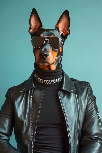 Doberman by Poster Art Shop