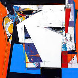 Abstract Kunstwerk met Oor van ARTEO Schilderijen