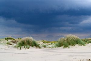 Dünen im Falle eines Sturms