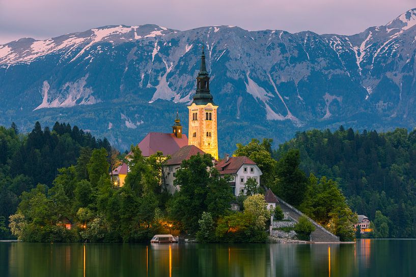 Lake Bled, Slovenië van Henk Meijer Photography
