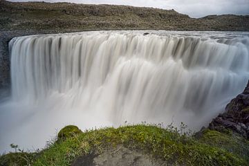 Iceland - Time exposure of magical detifoss waterfall by adventure-photos