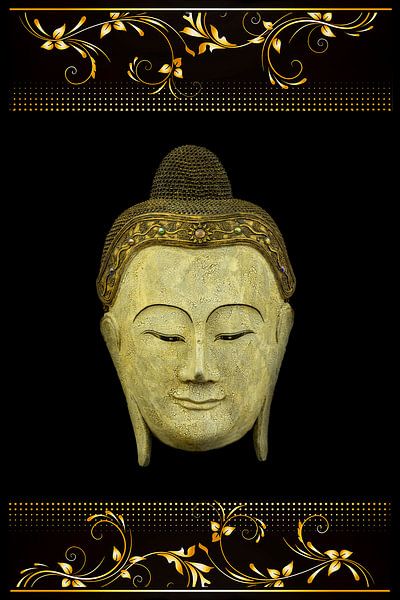 Bouddha ou Bouddha. Statue d'un Bouddha. par Gert Hilbink
