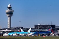 Schiphol in de middag
