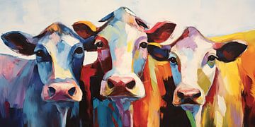 Kühe abstrakt von Bert Nijholt