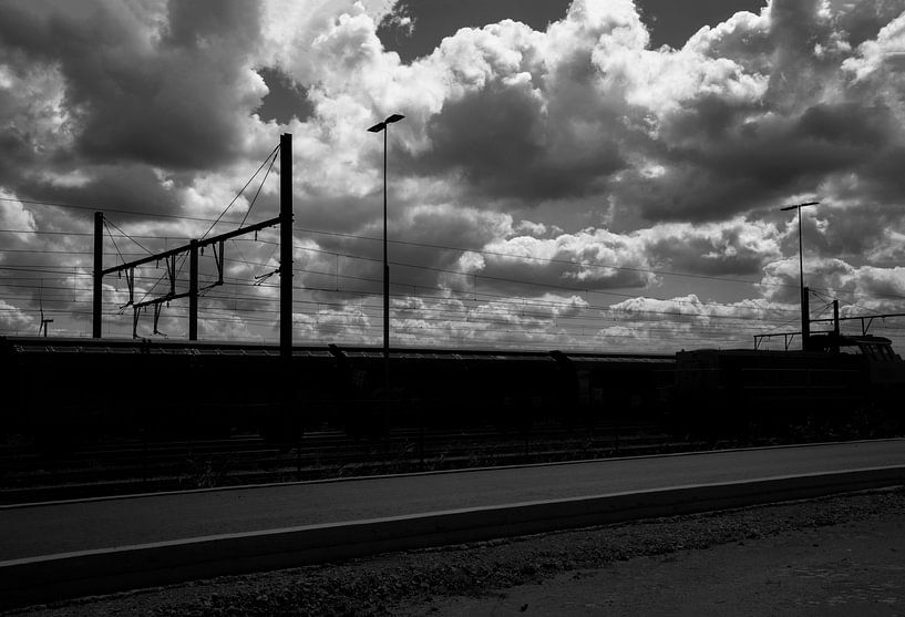 Zug im Hafen von Cathfish photography by Cathie Lefieuw