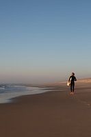 Surfer on the beach