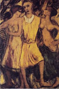 Der verlorene Sohn bei den Dirnen , Christian Rohlfs- ca 1916