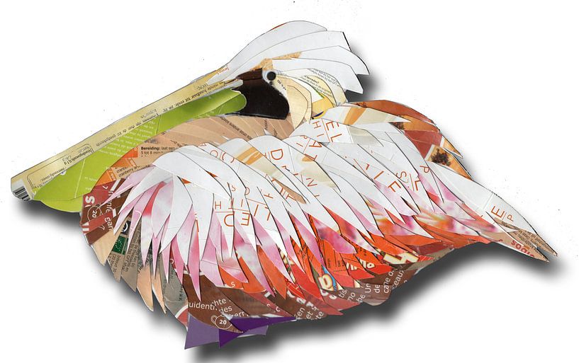Rustende pelikaan van Ruud van Koningsbrugge