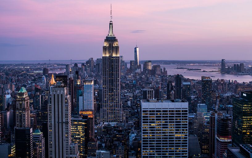 New York City Skyline II van Dennis Wierenga