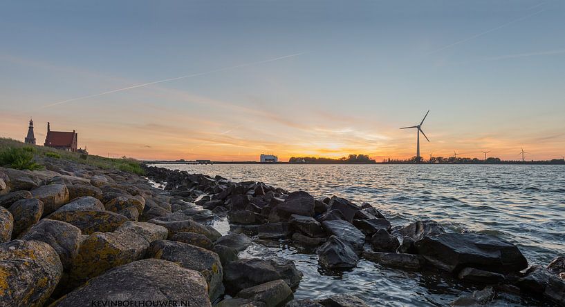 Zonsondergang in Medemblik  von Kevin Boelhouwer