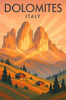 Dolomieten Italië Gouden Pieken