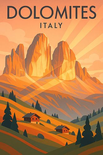 Dolomieten Italië Gouden Pieken