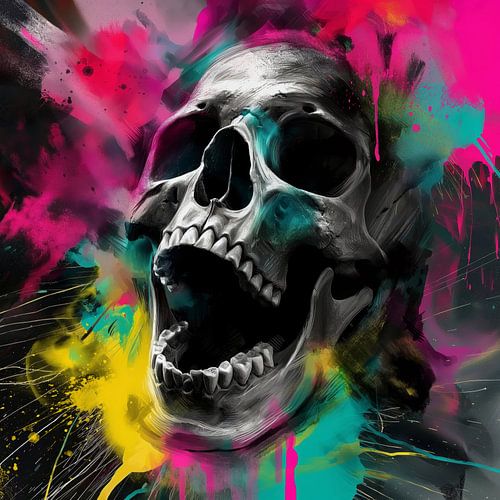 Schreeuwende schedel