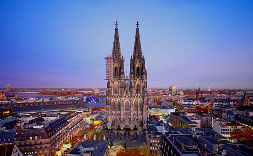 Façade ouest de la cathédrale de Cologne