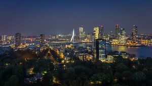 Rotterdam Skyline van Edwin Mooijaart