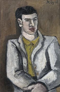 Portrait of a man, HELMUT COOL GEN. VOM HÜGEL, 1924 by Atelier Liesjes