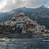 Dramatisches Panorama von Positano, Amalfiküste von Patrick Verhoef