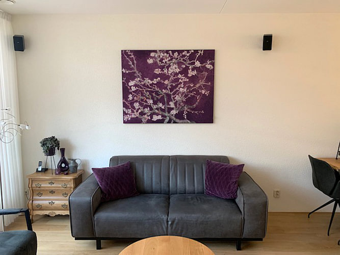 Mandelblüte von Vincent van Gogh (Aubergine)