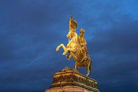 Archduke Karl on the Heldenplatz in Vienna by Peter Schickert