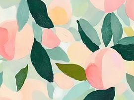 Abstract Pastel Botanical by IamHome Studio
