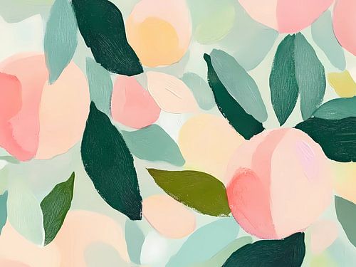 Abstract Pastel Botanical