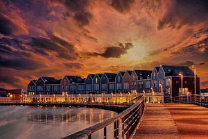 Rainbow Houses, Houten, The Netherlands van Maarten Kost