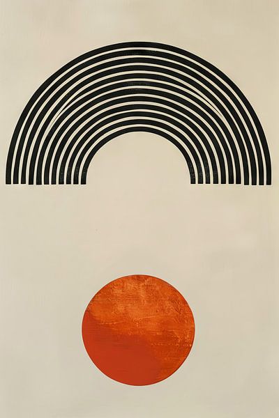Circles and lines by Poster Art Shop