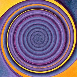 Infinity 18 / Spiral / Colour Vortex by Kerstin Franz