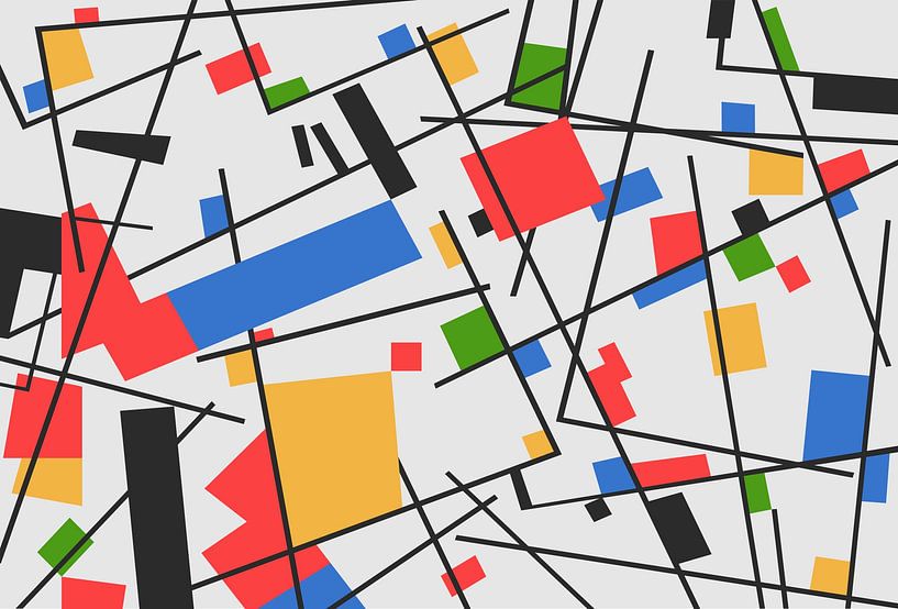 Tribute to Mondrian by Angel Estevez