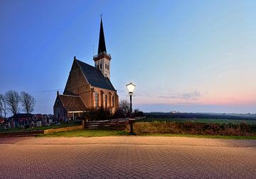 Kerkje Den Hoorn Texel van John Leeninga