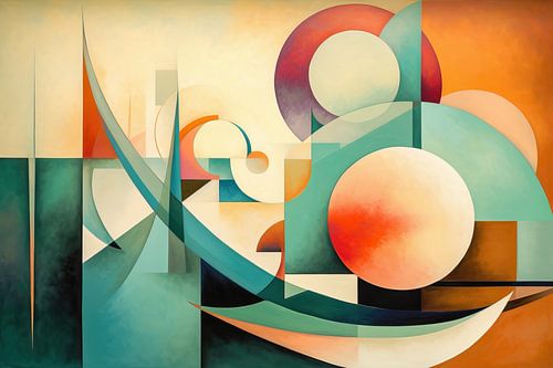 Lebendige Dimensionen: Geometrische Formen in farbenfrohen Landschaften