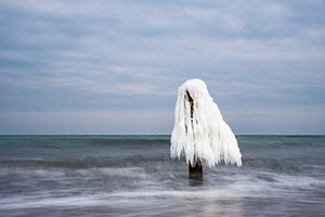 Winter an der Küste der Ostsee bei Kühlungsborn