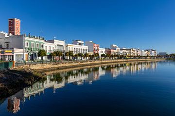 Reflections of Ayamonte in Andalusia, Spain by Adelheid Smitt