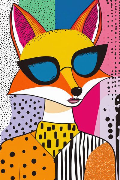 Foxy Pop Art Chic von Matthias Hauser