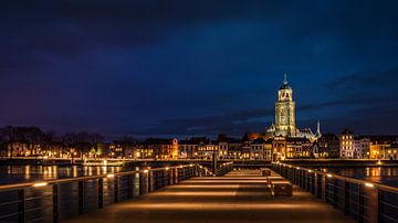Deventer in the blue hour by Erik Veldkamp