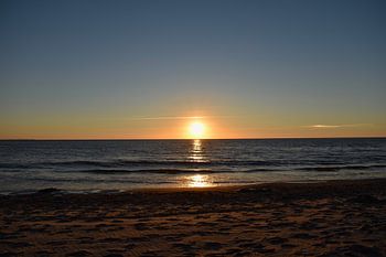 Ameland Strand Sonnenuntergang