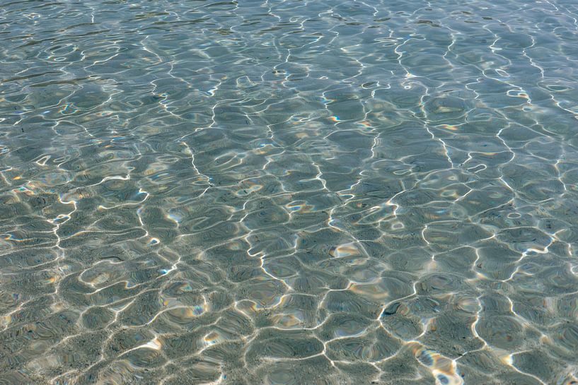Crystal clear blue water in Greece | Nature photo | Mykonos Travel Photography by HelloHappylife