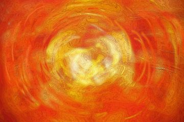 rundes, kreisendes Muster, ICM-Stil