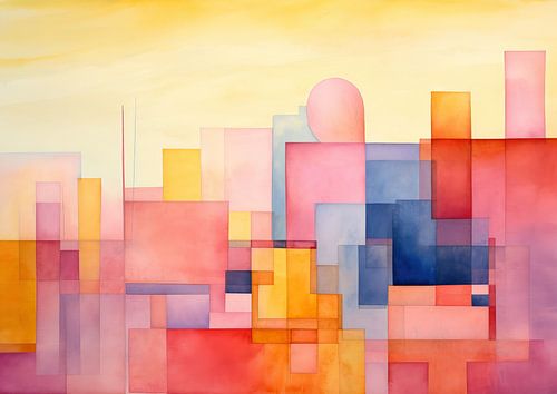 Colourful abstract painting 315944