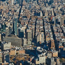 Midtown Manhattan met Empire State Building van Joran Quinten