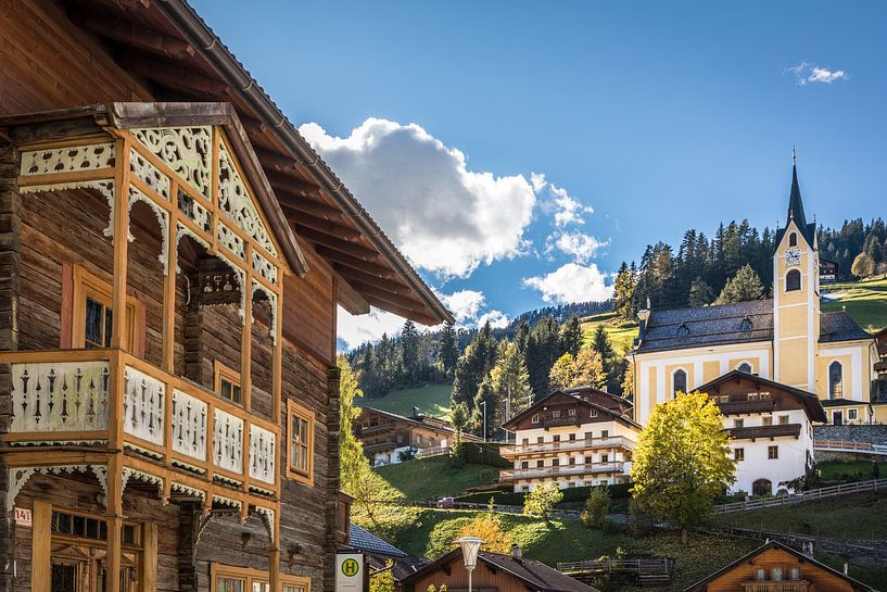 Centre du village d'Ausservillgraten, vallée de Villgraten par Christian Müringer