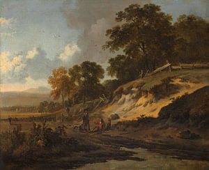 Landschap met jagers, Jan Wijnants