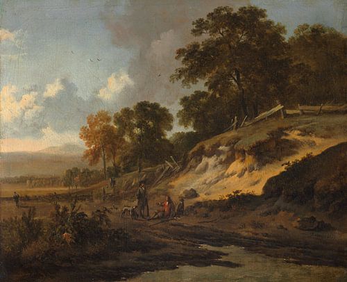 Landscape with Hunters, Jan Wijnants