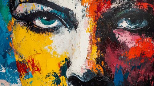 Colour Mirror - Expressive Gaze in Contrasting Colours